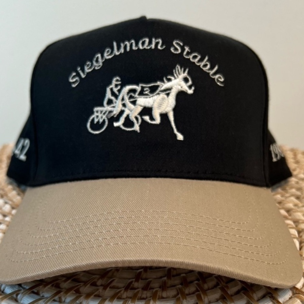 Siegelman Stable Blue42 two tone navy blue and khaki